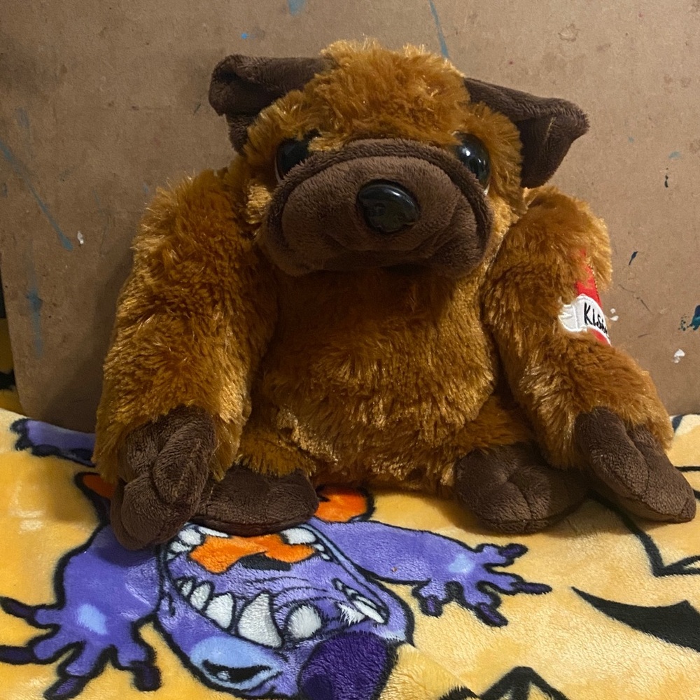 DanDee Collectors Choice - Soft Brown Dog Teddy With Kisses Tattoo